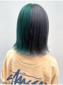 ダブルカラーミルクティーベージュカラーケアブリーチハイトーン