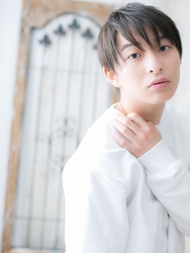 メンズヘア ビーセカンド 草加店(MENS HAIR B-2) 透けバングがポイント！ウルフショートN草加