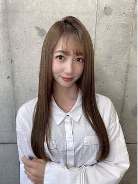 ユアーズ 青葉台店(youres) 髪質改善で作る美髪改善 ツヤ髪ストレート 前髪カット Aujua