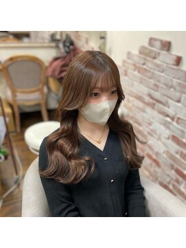 ルフレ 新宿本店2nd(Reflet) お客様カタログ#新宿髪質改善ブリーチハイトーンエクステ韓国