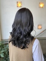 ヘアアンドメイク スタジオ ミムロ(HAIR&MAKE STUDIO MIMURO)&nbsp;ローレイヤーカット×暗髪カラー×透明感グレージュ