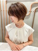 【武井俊樹】小顔前髪 ショートヘア ピンクベージュ 錦糸町