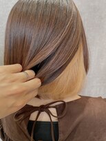 ルクール 東三条店(Le Coeur) 【ルクールヘアー齋藤拓郎】インナーカラーミルクティーベージュ