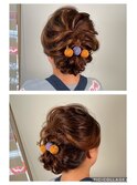 お祭りヘアセット