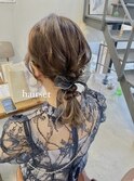 20代30代大人可愛いお呼ばれスタイル編みおろし
