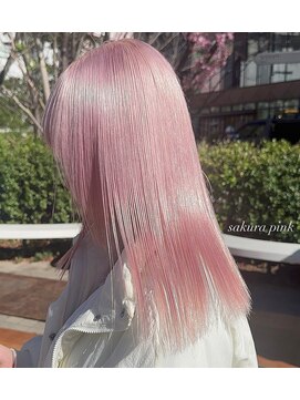 ベレーザ 渋谷(BELEZA) 6788ベビーピンク艶髪ハイトーンカラーホワイトピンク韓国ロング
