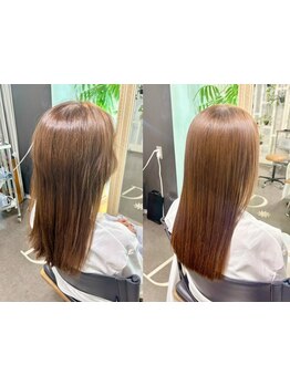 ストレートをかけるだけはもう終わり◎ワンランク上の施術にリピート間違いなし♪【髪質改善/縮毛矯正】