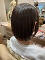 ヘアーアミューズ パール(Hair Amuse) タイトボブで、可愛く。頭皮と髪のケアもしっかりと。