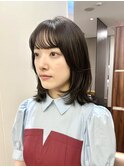 ◆ミディアムレイヤー/レイヤーカット/銀座/くびれヘア/ベージュ