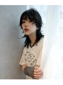 中性ウルフ　レイヤーカット　ウルフカット