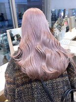 リムレスバイサンク 万代 新潟駅(LIMLESS by cinq)&nbsp;ミルクティーベージュダブルカラーグレージュカラーハイライト