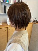 大人カジュアルなショートボブ