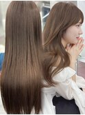 大人韓国ヘア/透明感ブラウンカラー