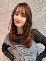 ロンド アンブル 四条烏丸(Lond ambre) 中川智帆/似合わせカット/メルティカラー/フェミニンロング/前髪