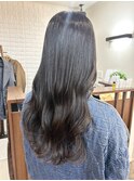 グレイカラー/ロングヘアー/アッシュブラウン