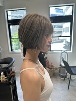 ロンドエニカ 大宮(Lond enika)&nbsp;イメチェン外ハネボブ美髪ワイドバングレイヤーショート/大宮