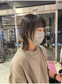 顔周りが可愛い!ボブウルフスタイル