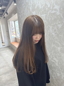 ゴーグッド(GO GOOD.) シフォンベージュ×ロングスタイル【しなの】