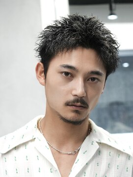 フィフス トウキョウ (fifth TOKYO) 渋谷スパイキーパーマメンズカットオールバック30代