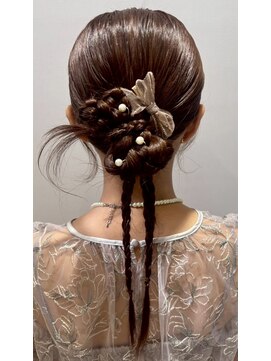 スタイル 横浜(STYLE) 結婚式お呼ばれタイト系カチモリ／ヘアセット/タイト/アレンジ