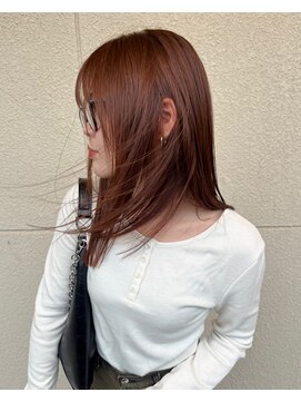 ロールアップスリーブス(ROLL UP SLEEVES) ブリーチなしオレンジブラウン