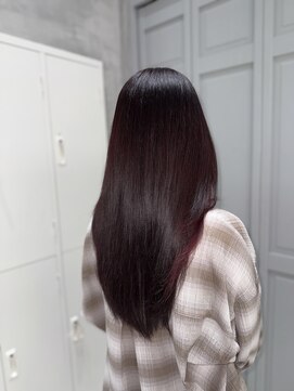 ジーナ 新宿(Zina) 【本多担当】深みカラー ワインレッド