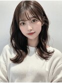 20代30代大人可愛い小顔透明感カラーナチュラルくびれヘア