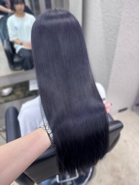 エン 栄店(enne) 大人ガーリー/ダークアッシュ/ミディアムレイヤーカット/栄