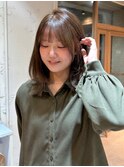 ブリーチなしで柔らかヘーゼルベージュ/三鷹/吉祥寺/椛
