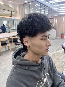 ロンドシエル 横浜(Lond ciel) men's/メンズ/メンズパーマ/波巻き/マレットヘア/横浜