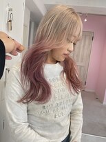 イェッカ パビル(YECCA pabil) ミルクティーベージュ×ピンクカラー