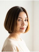 川越/ショート/ボブ/ハイライト/白髪ぼかし/白髪染め