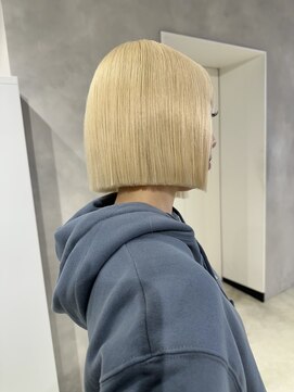 エイト ヘアサロン 渋谷本店(EIGHT) "色落ちなし"抜きっぱなしブロンド