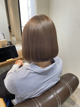 アールサロン 名駅(Rr SALON) シアーベージュ×ナチュラルボブ