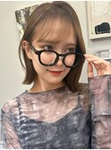 抜け感ナチュラルストレートボブ
