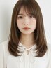 美髪カット+美髪矯正 前髪[レイヤーカット/顔周り/前髪カット/縮毛矯正]
