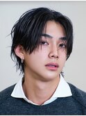 メンズ髪質改善縮毛矯正地毛風ストレート韓流センターパート