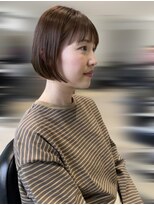 キルト(kilto.) まろやかベージュ/大人可愛いミニボブ/艶髪ボブ/富山/