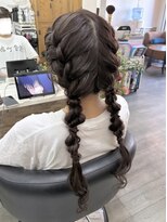 リフラス(Reflus.)&nbsp;【hair　set】編みおろしツイン