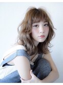 ロブノーブルクラシカルバイヤージュパーマミディ