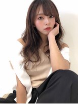 グレージュ/デジタルパーマ/大きめカール/ボリューム/高柳
