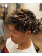 バーバーズ ストーリア(BARBERS STORIA) メッシュカラースタイル