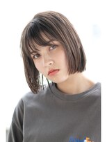 ヘアサロンエム 渋谷店(HAIR SALON M) クールショート/ボブルフ/ピンクベージュ/シルバーカラー