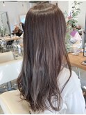 ラベンダーグレージュ ロング
