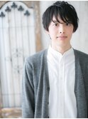 ビジネスも◎黒髪ウェット抜け感ヘアM