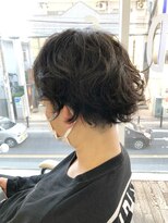 ヘッズ 本八幡店(HEADS)&nbsp;かき上げヘア　ニュアンスマッシュ　サイドパート　韓国マッシュ