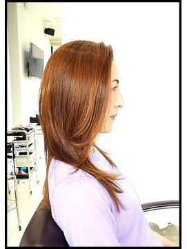 メタ(META) カット+クセ毛専用ゴッホカラー(ハイトーン透明感グラカラー)