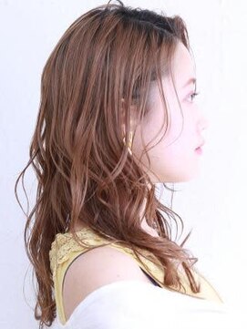 アース 三軒茶屋店(HAIR&MAKE EARTH) 三軒茶屋_レディース_コテ巻き_パーマ_かき上げバング_ロング_