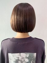 アイティーバイアルバム 八王子店(IT by ALBUM)&nbsp;チョコレートブラウン_外ハネボブセクションカラー_ba367041