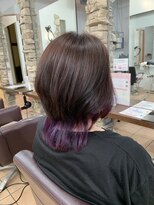 リー 甲子園(Lee)&nbsp;ウルフレイヤー×バイオレットインナーカラー☆